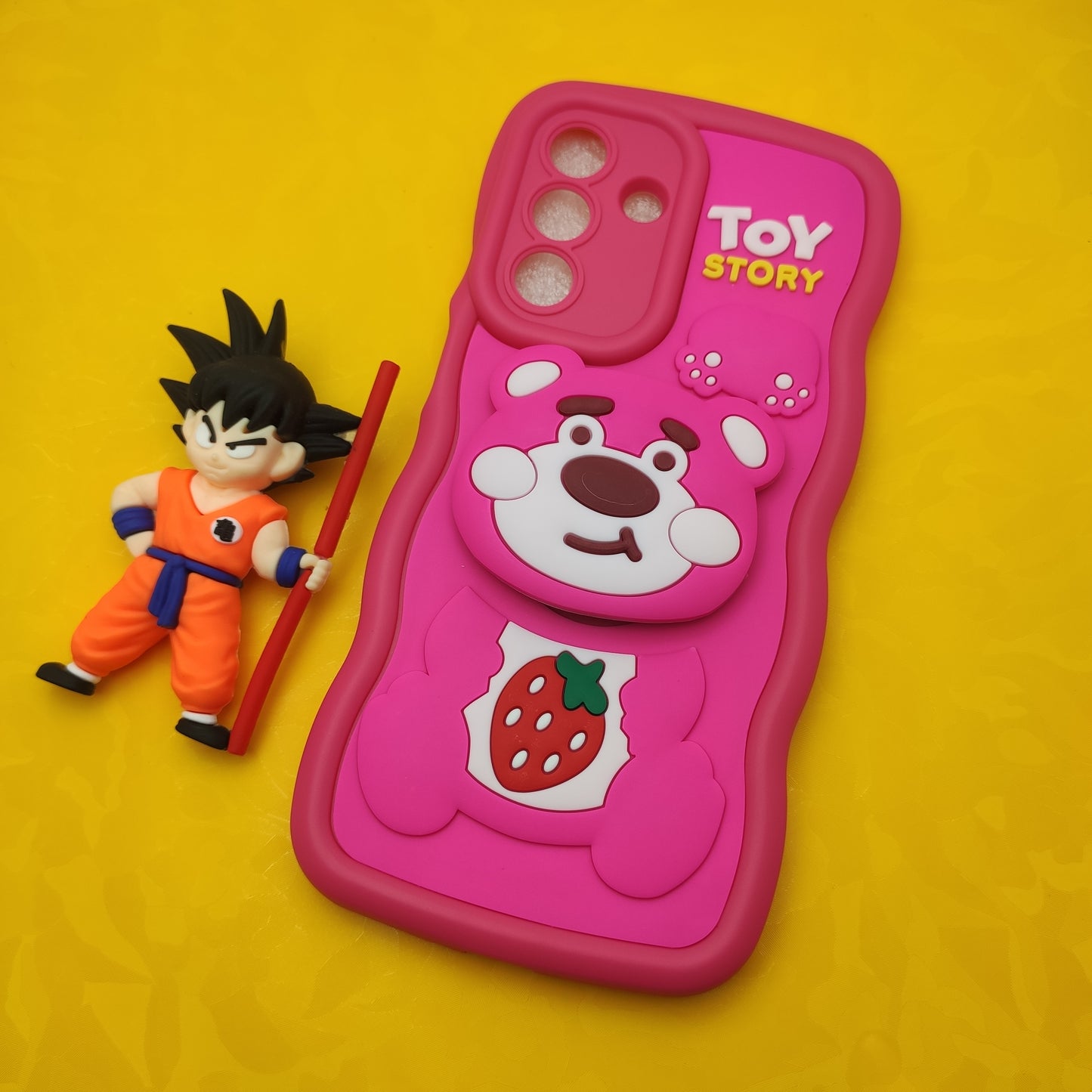 Samsung A36 Soft Puffy Case With Pop Socket