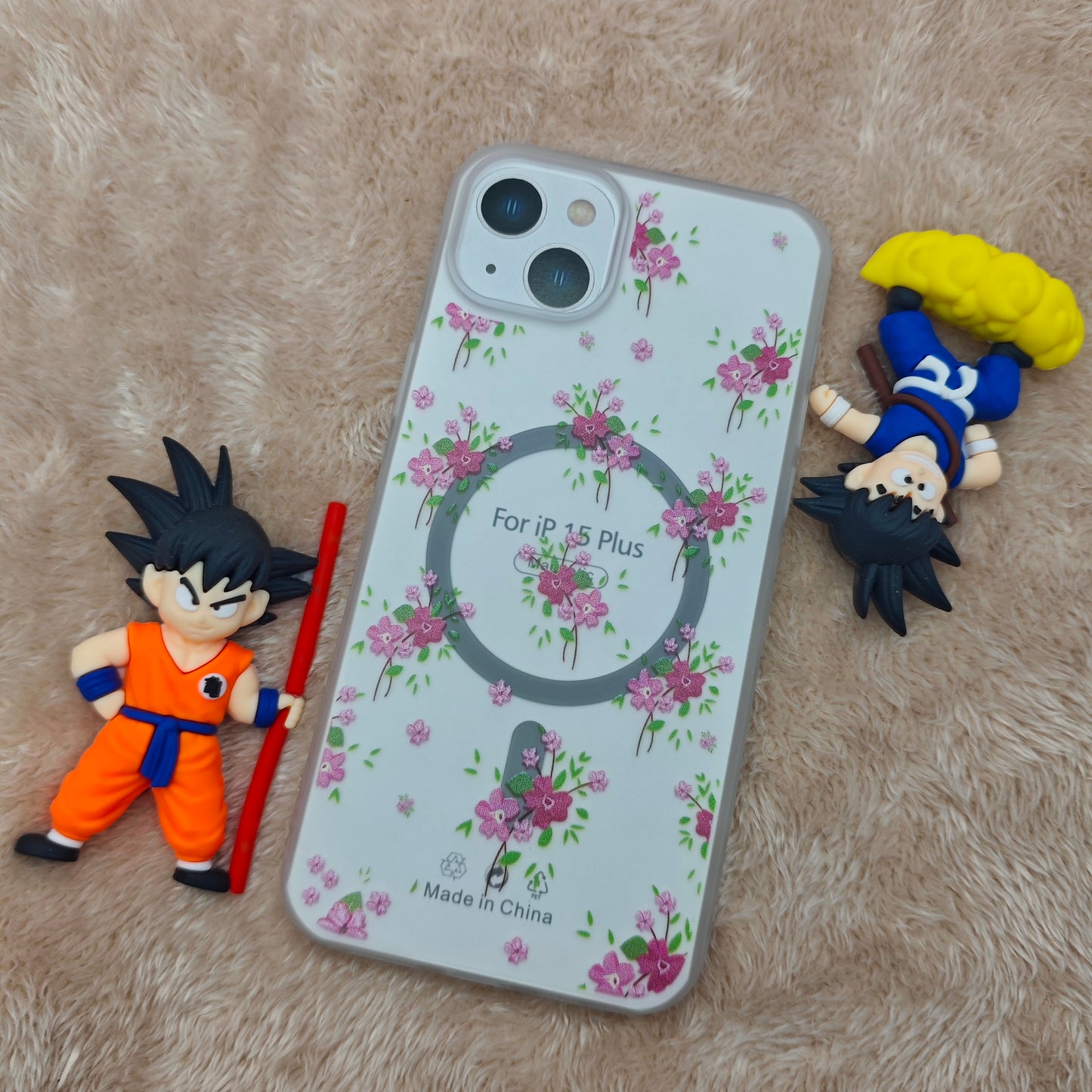 IPhone 15 Plus floral magsafe Crystal