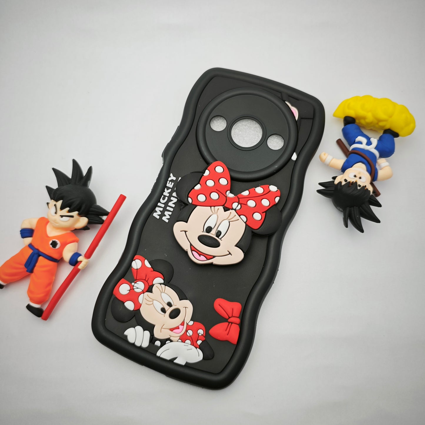 Redmi A3 / Poco C61 3d Cartoon Pop Socket Case