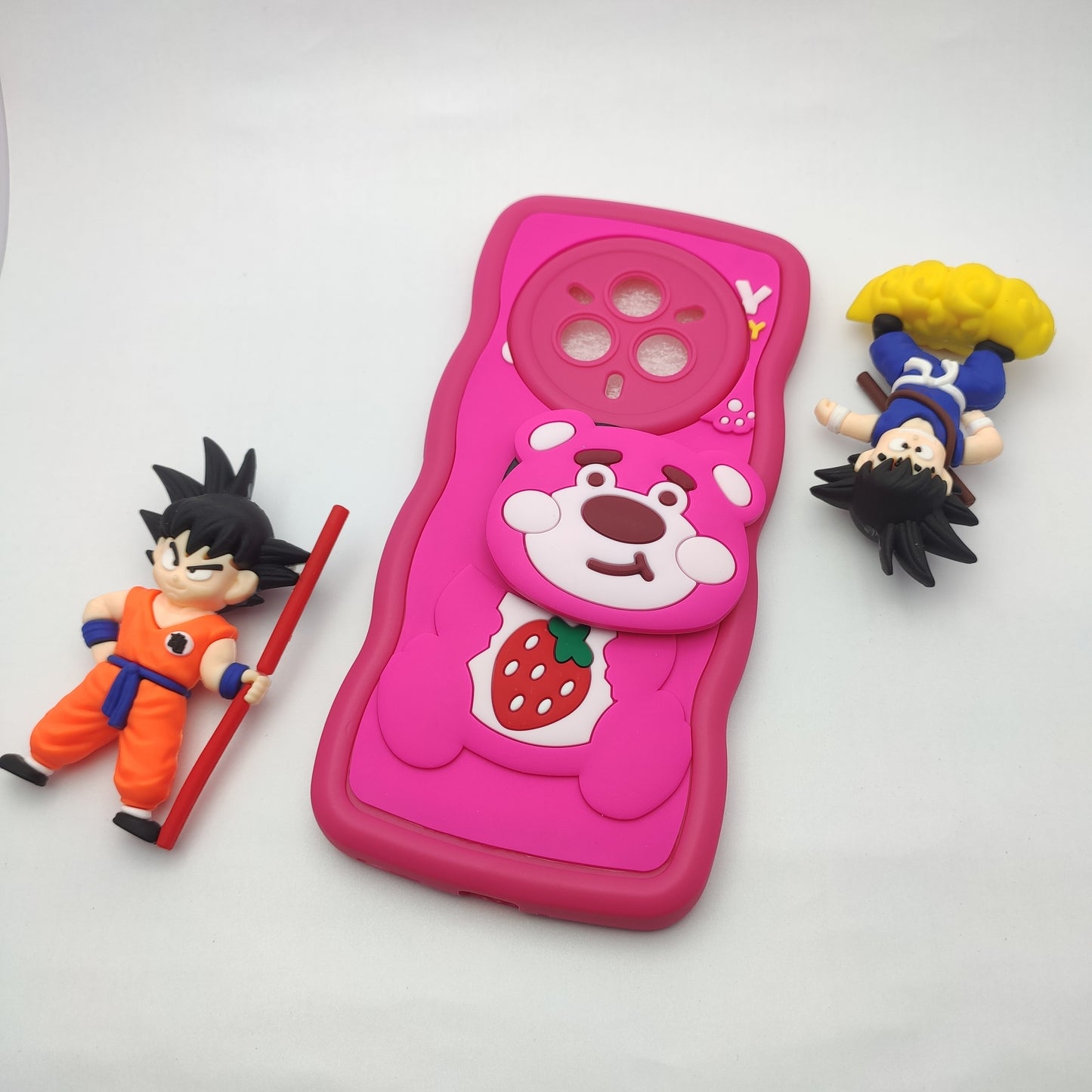 Realme 14 Pro Soft Puffy Case With Pop Socket