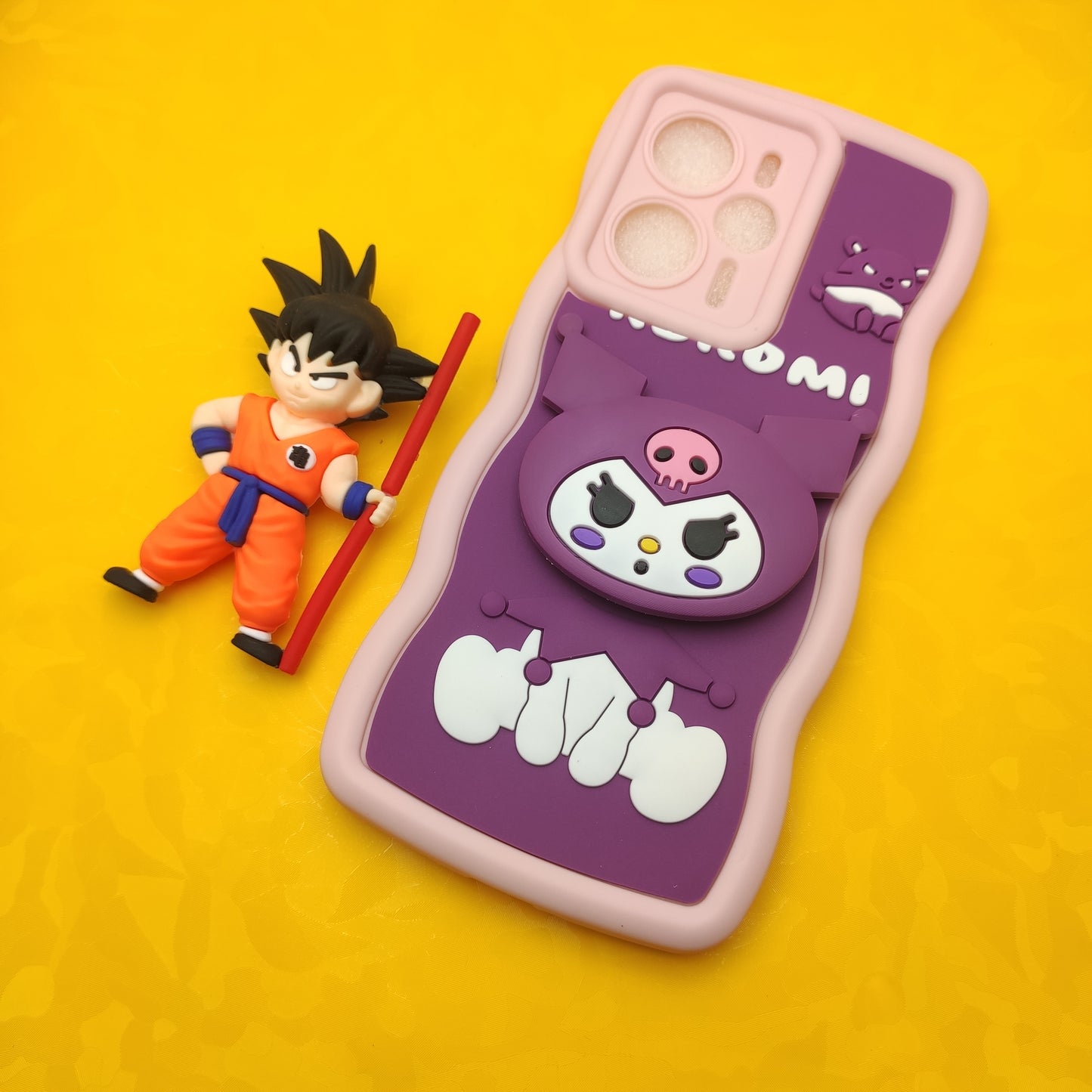 Realme 14T Soft Puffy Case With Pop Socket