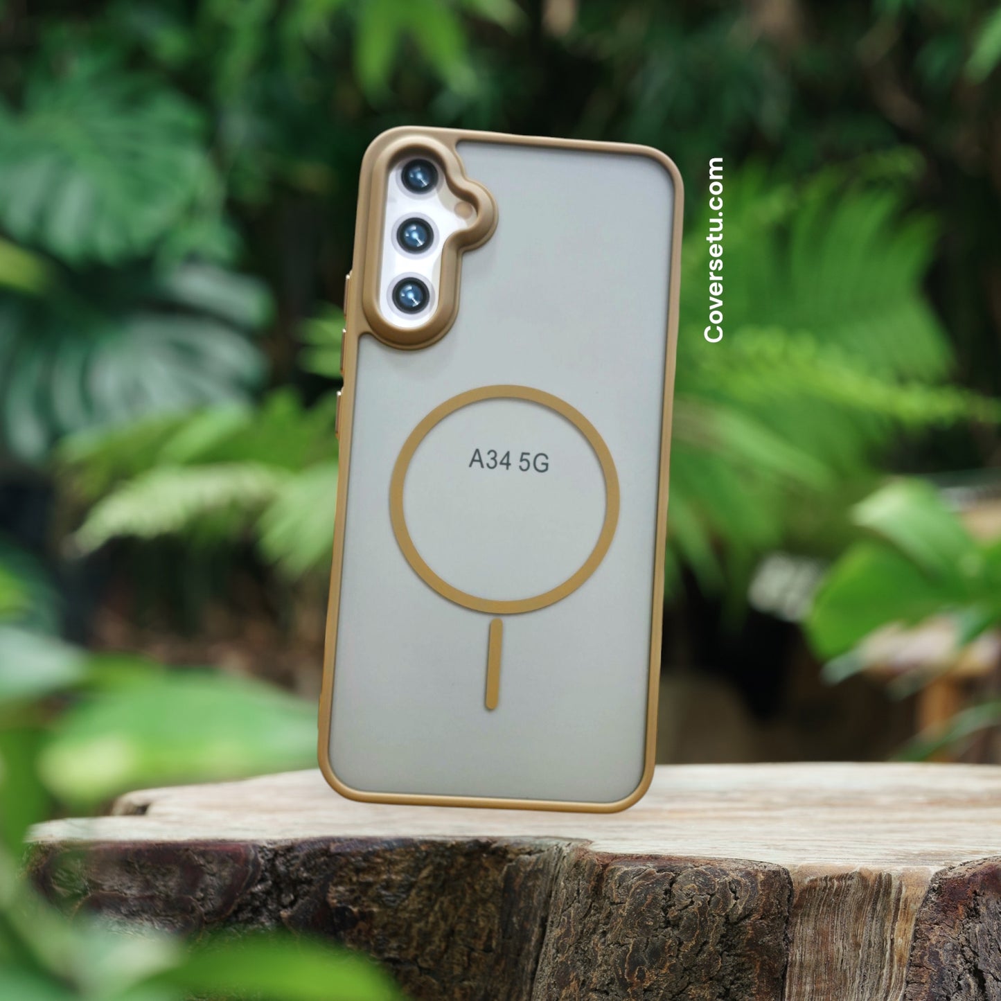 Samsung A34 Side grip Magsafe Print Case