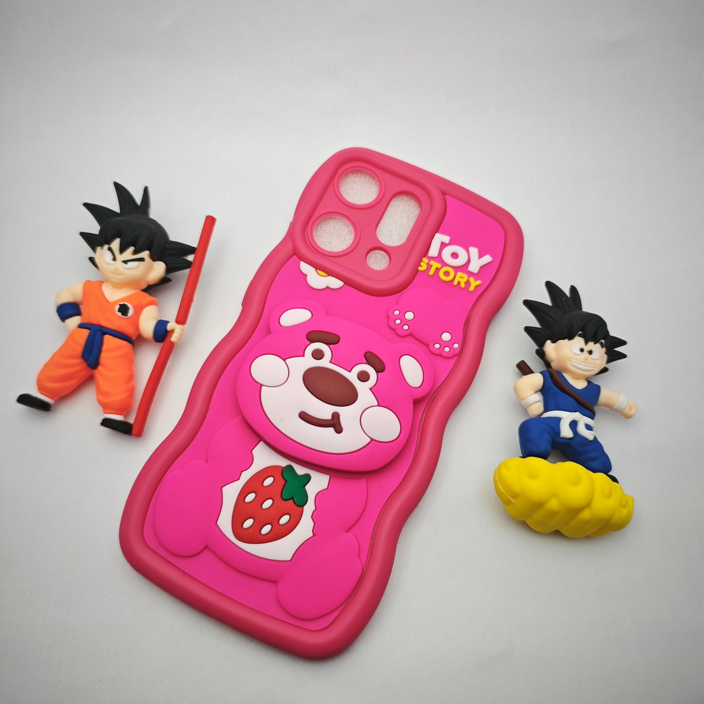 Oppo Reno 14 3d Cartoon Pop Socket Case