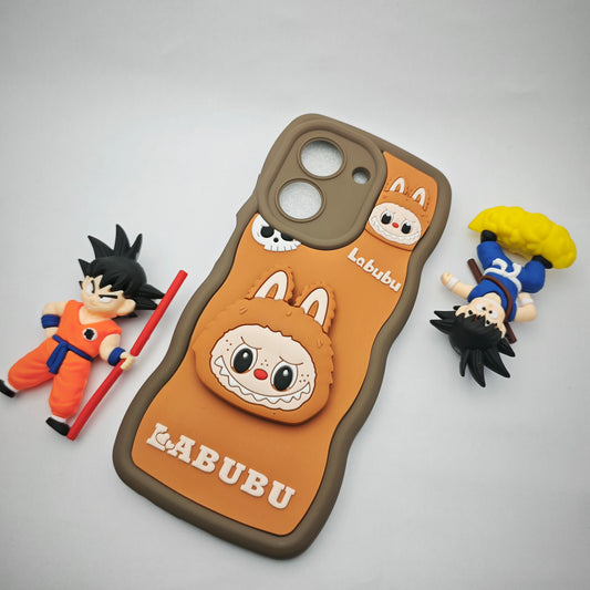 Poco C71 3d cartoon Pop Socket Case