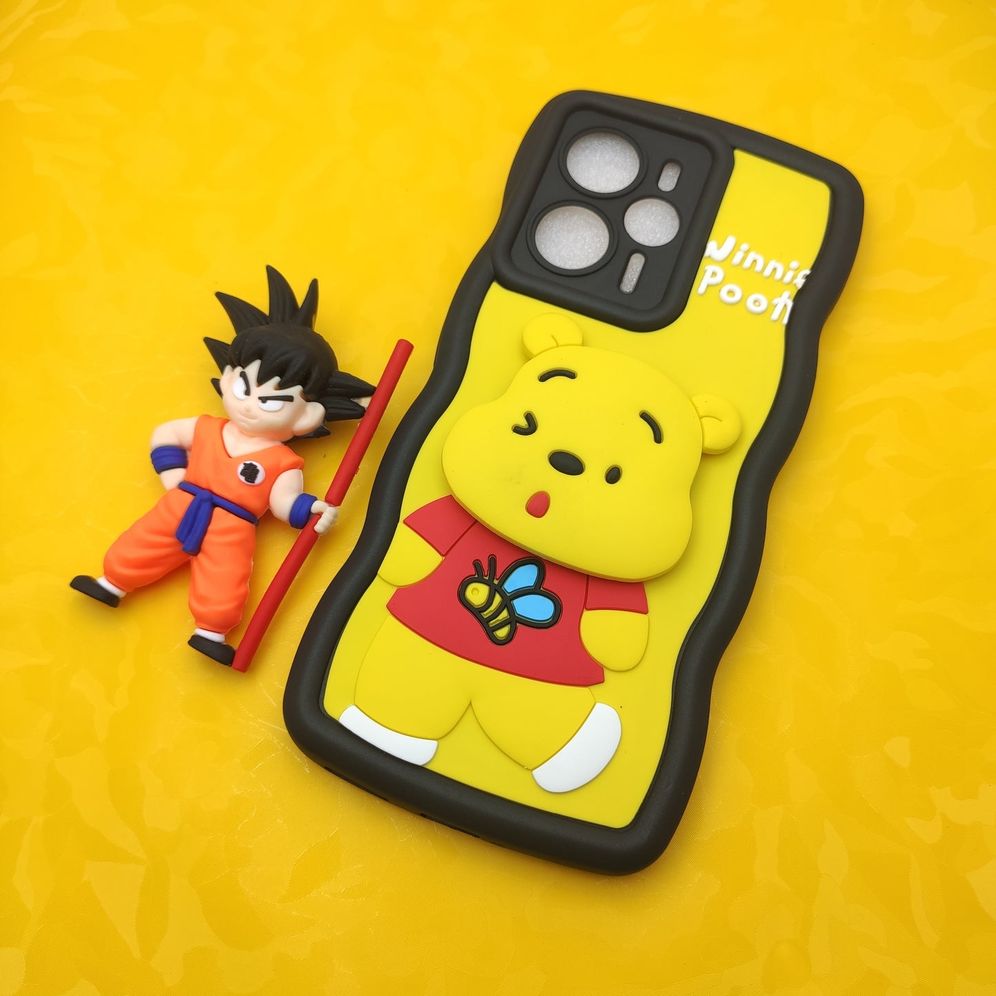 Realme 14T  Soft Puffy Case With Pop Socket