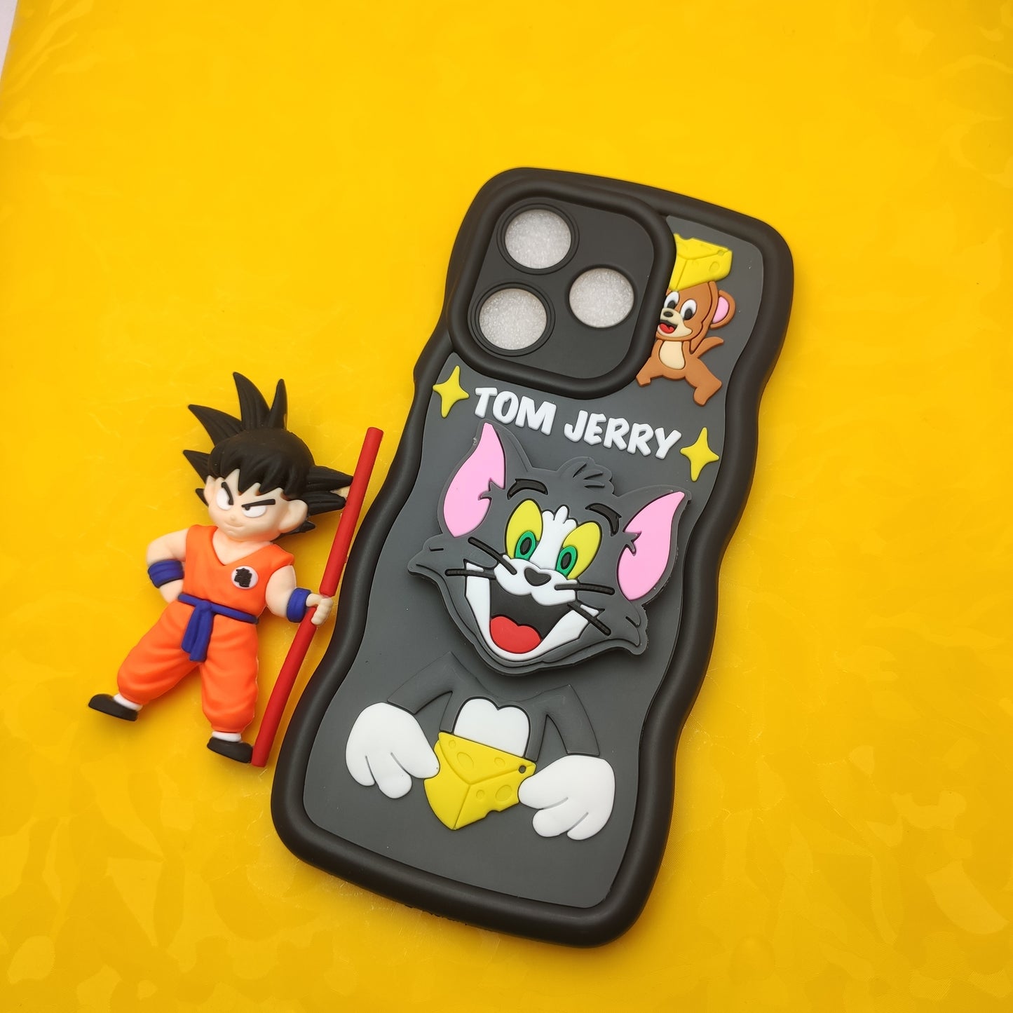 OPPO A5 PRO Soft Puffy Case With Pop Socket