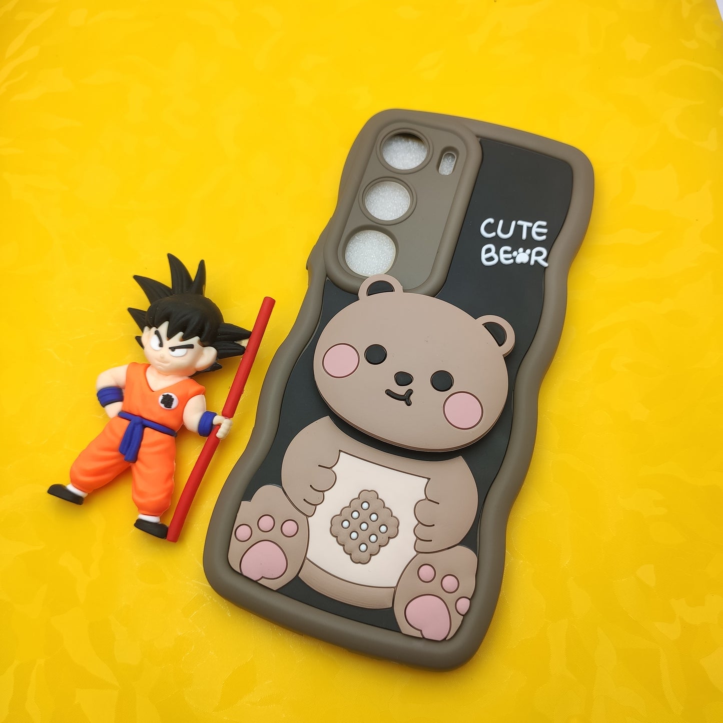 Vivo Y29 5g Soft Puffy Case With Pop Socket