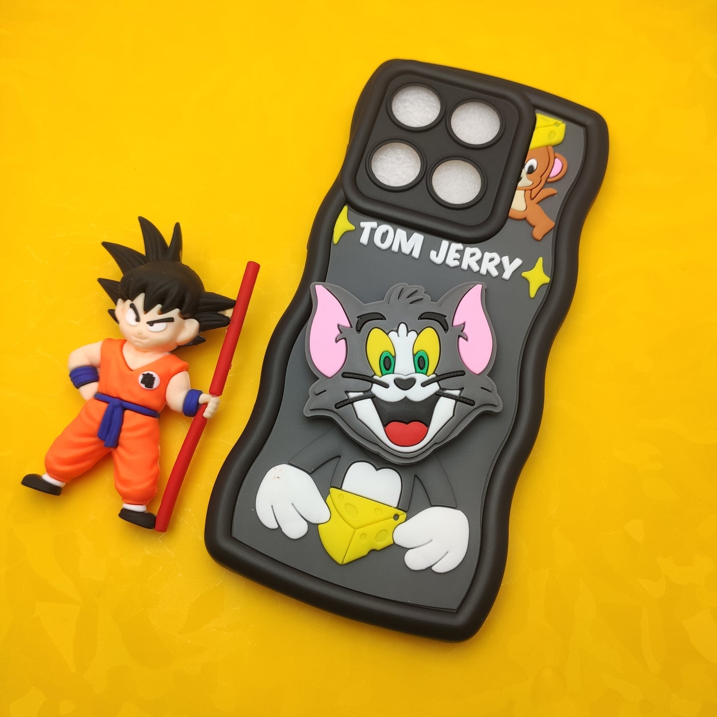 Moto Edge 60 Fusion  Soft Puffy Case With Pop Socket