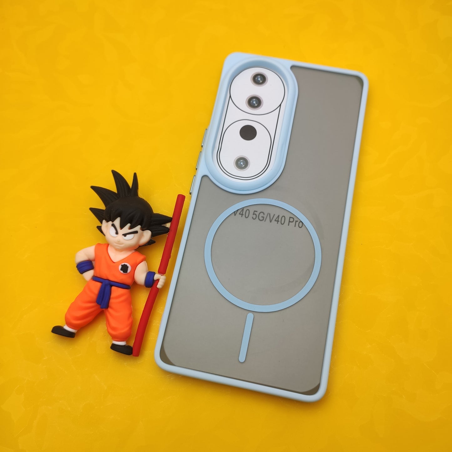 Vivo V40 Side grip Magsafe Print Case