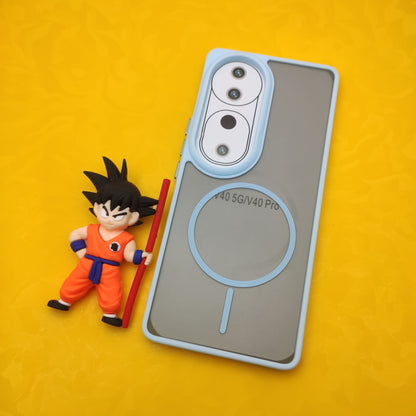 Vivo V40 Side grip Magsafe Print Case