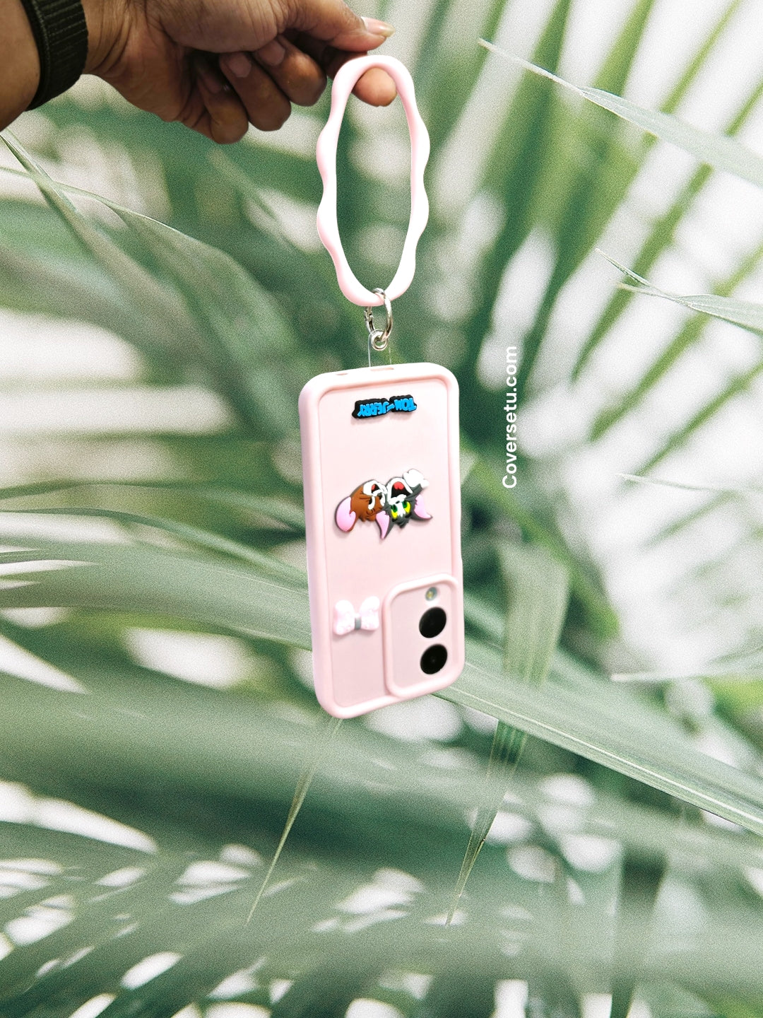 Vivo Y17S / Y28 5G Puffy Cartoon Bangle Case