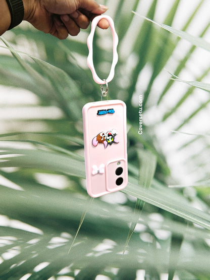 Vivo Y17S / Y28 5G Puffy Cartoon Bangle Case