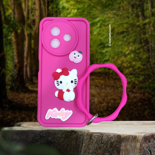 Vivo Y39 Soft Puffy Cartoon Bangle Case