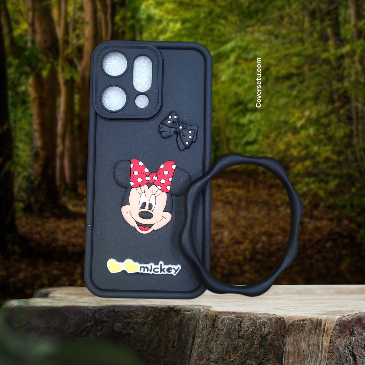 Oppo Reno 14 Pro Cartoon Puffy Bangle Case