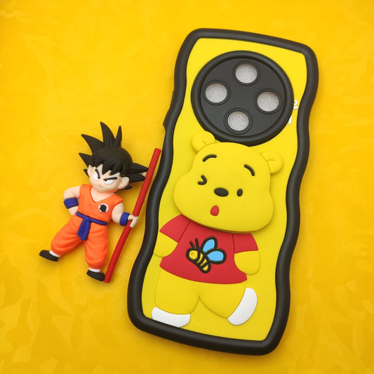 Redmi 14C / poco c75 5g Soft Puffy Case With Pop Socket