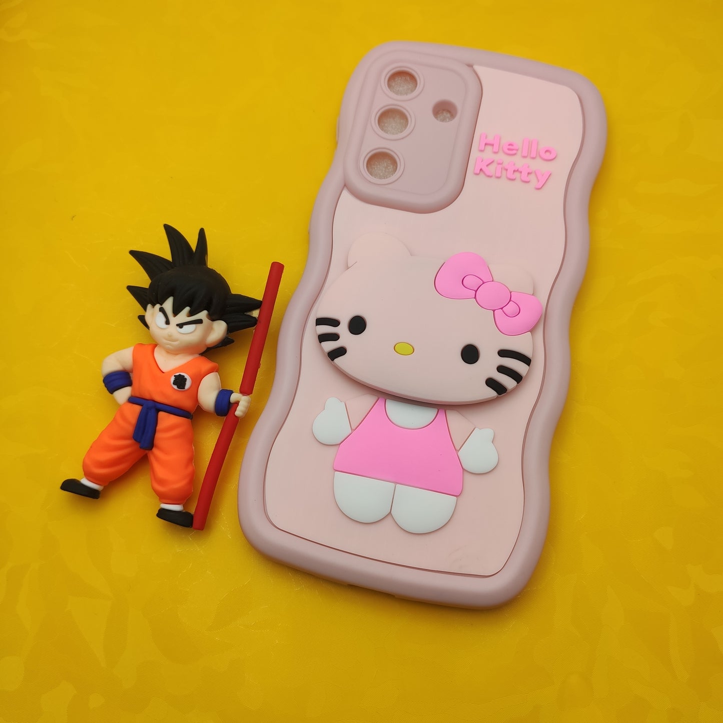 Samsung M56 Soft Puffy Case With Pop Socket