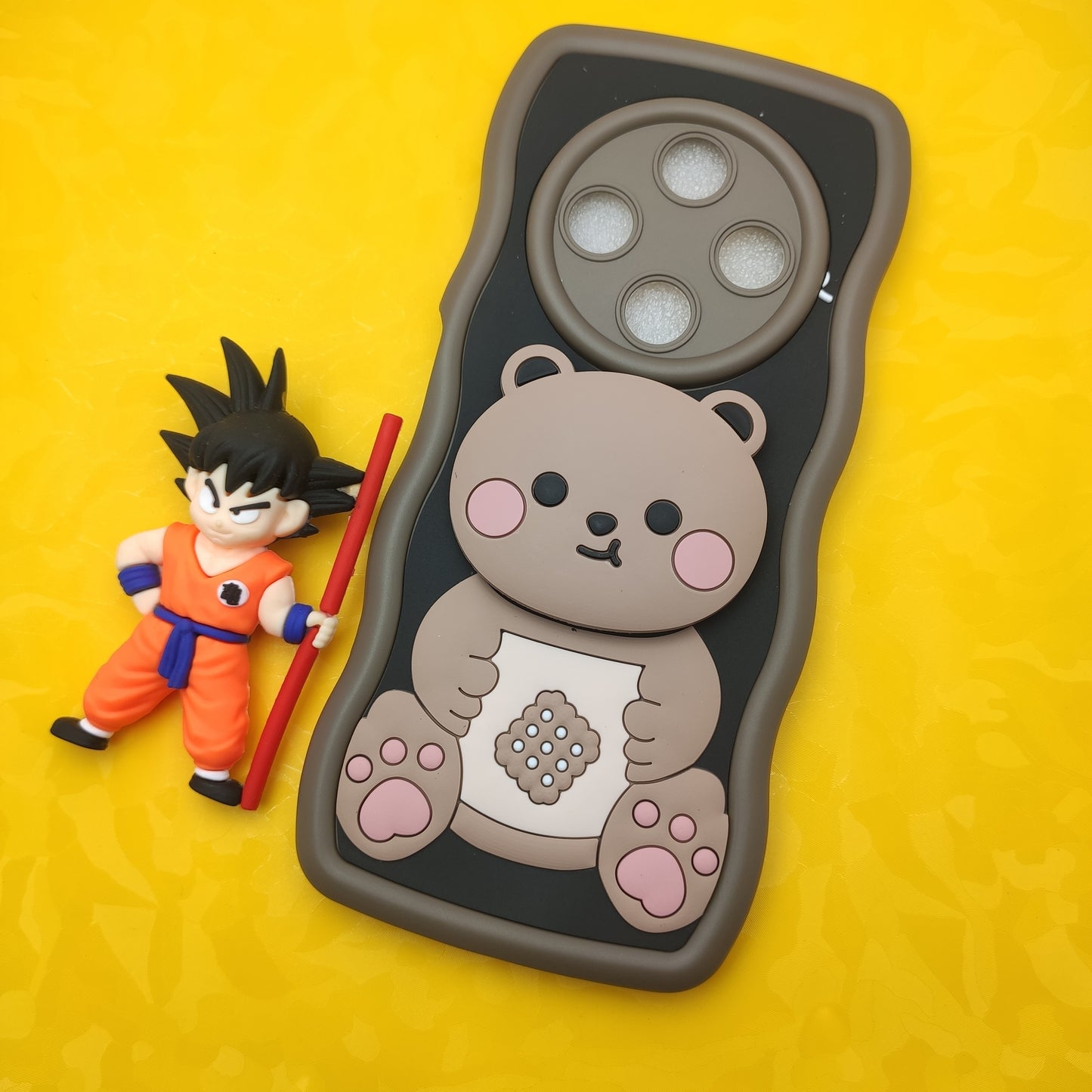 Redmi 14C / poco c75 5g Soft Puffy Case With Pop Socket