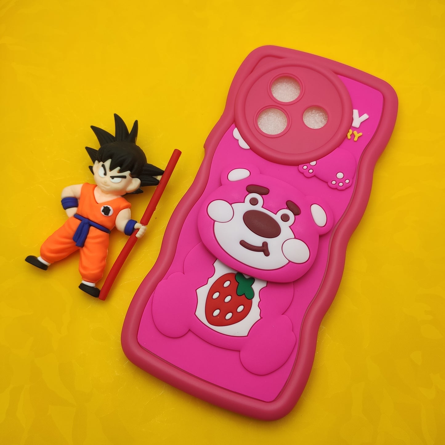 Vivo Y39 Soft Puffy Case With Pop Socket