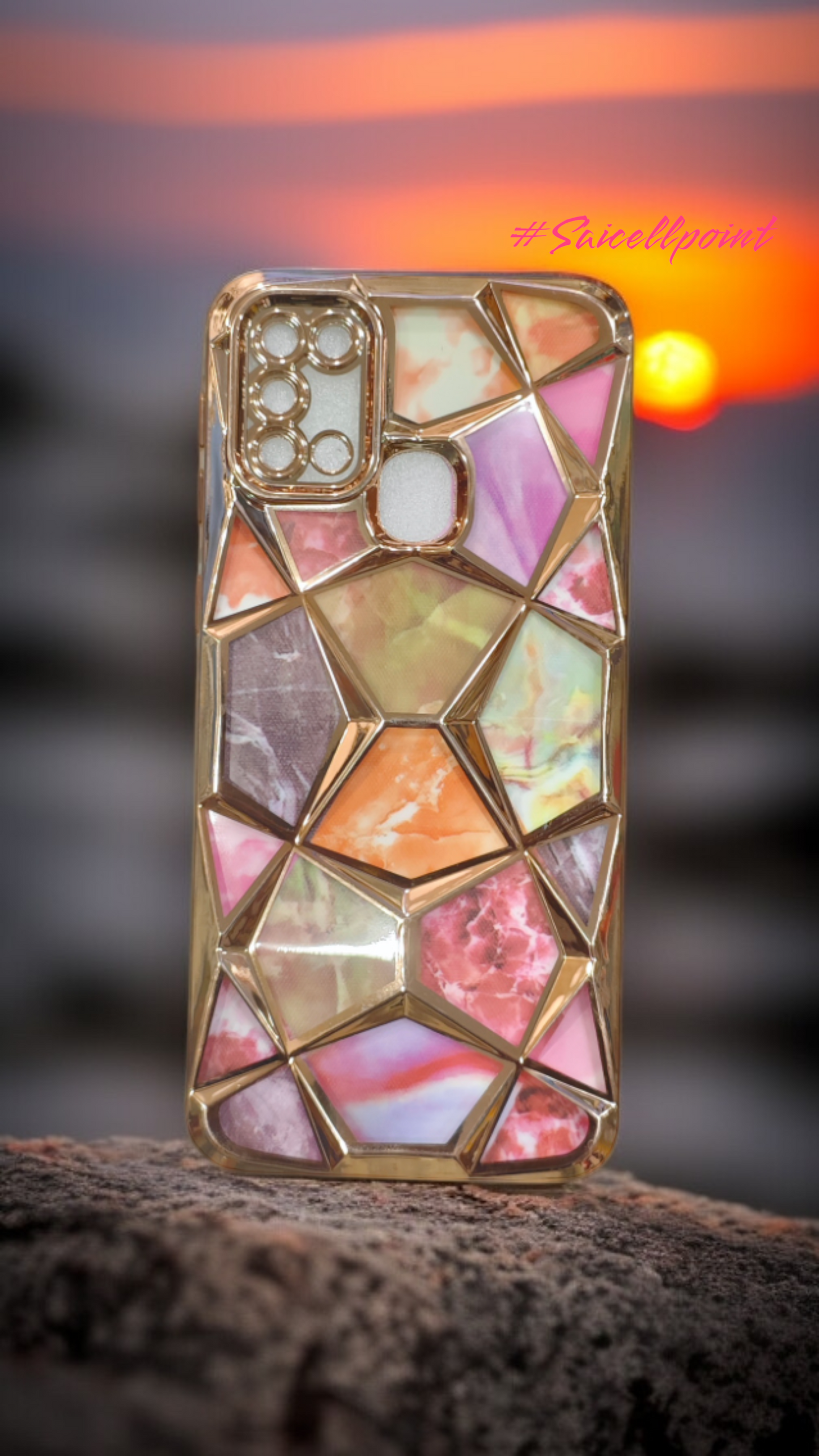 Samsung M31 Dimond Cut silicon case