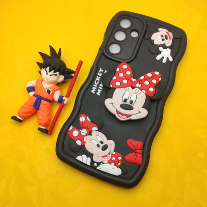 Samsung A16 Soft Puffy Case With Pop Socket