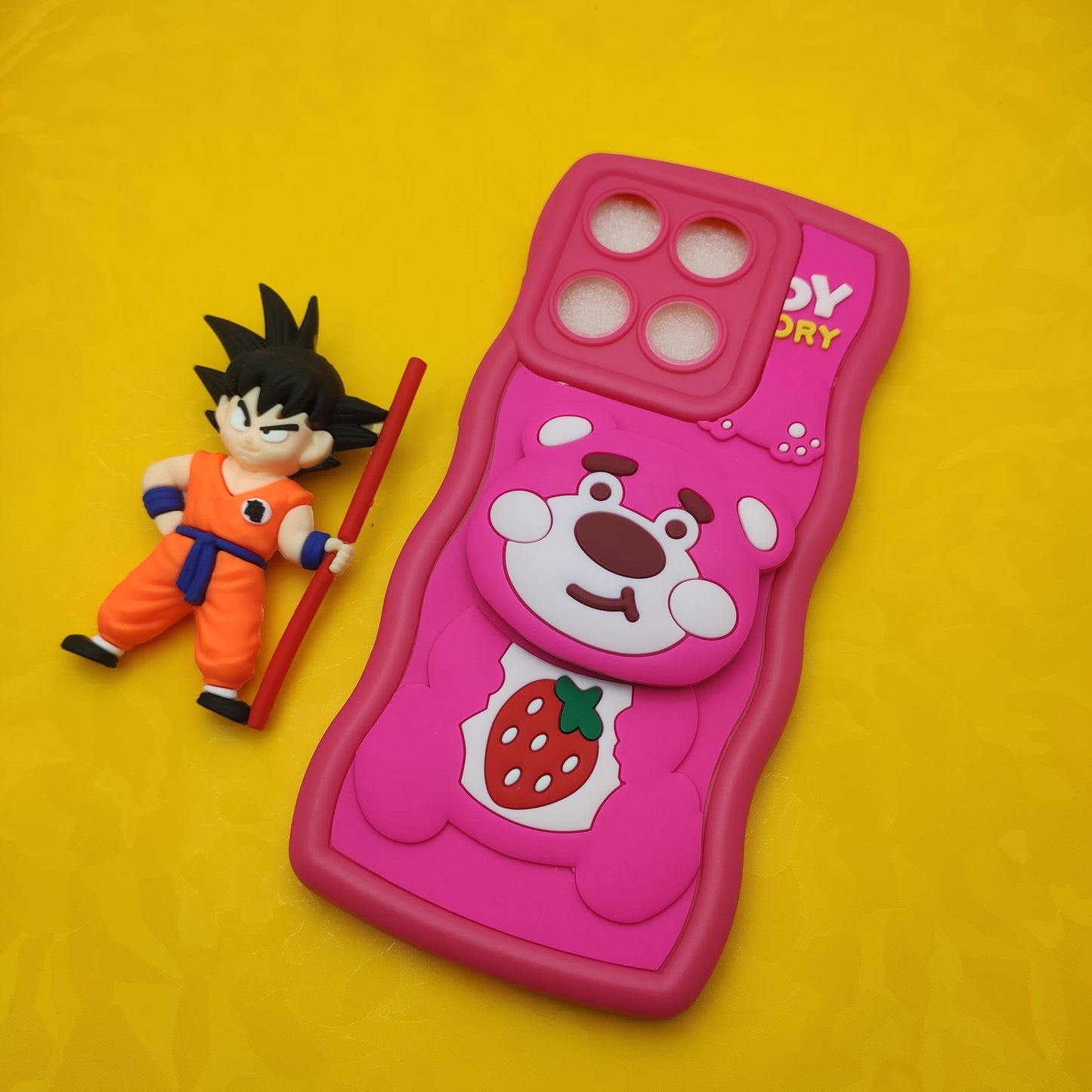 Moto Edge 60 Fusion  Soft Puffy Case With Pop Socket