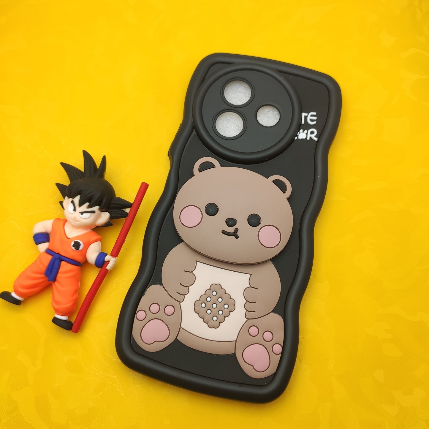 Vivo Y39 Soft Puffy Case With Pop Socket