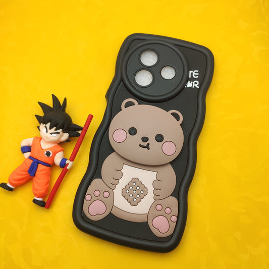 Vivo Y39 Soft Puffy Case With Pop Socket