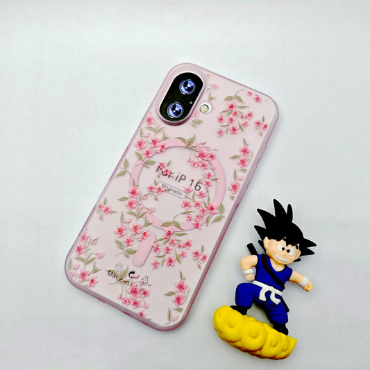 IPhone 16 Floral Magsafe crystal