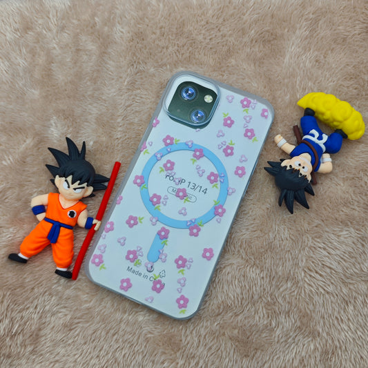 IPhone 13 Floral Magsafe crystal case