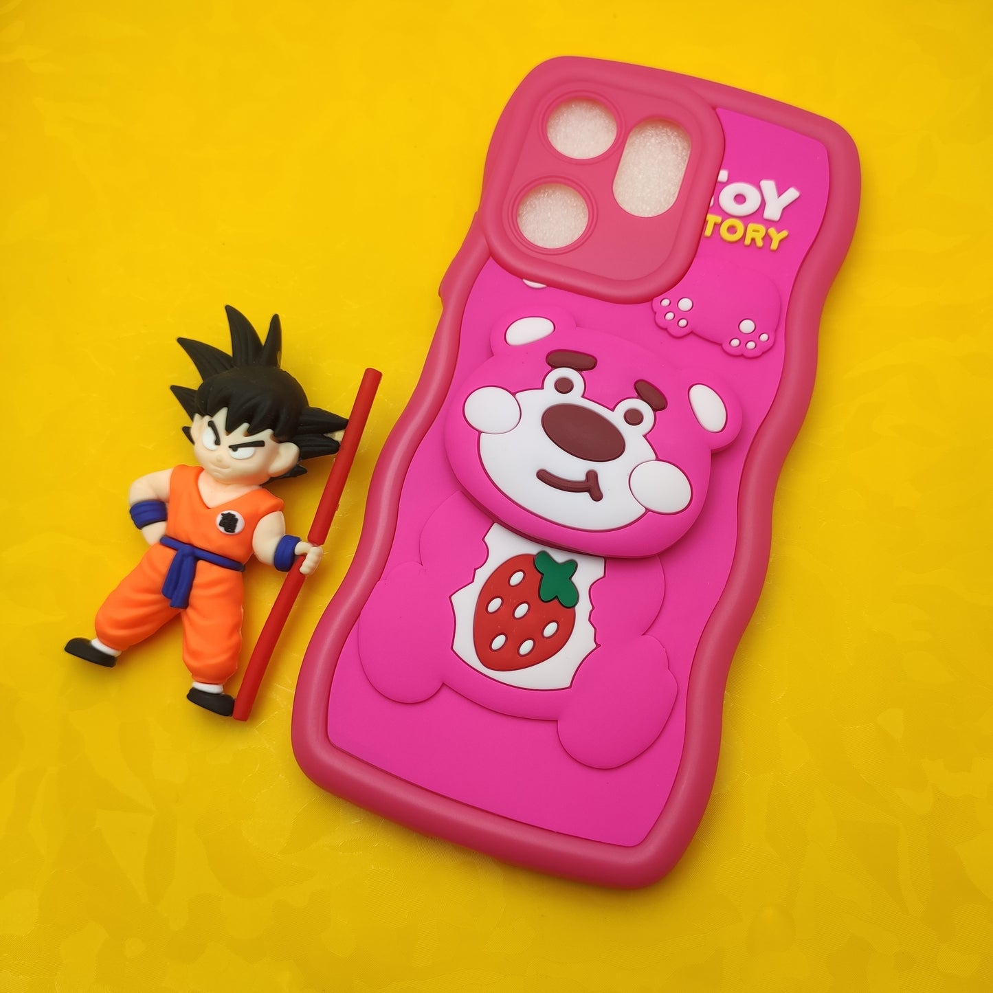 Redmi 13C 5G Soft Puffy Case With Pop Socket