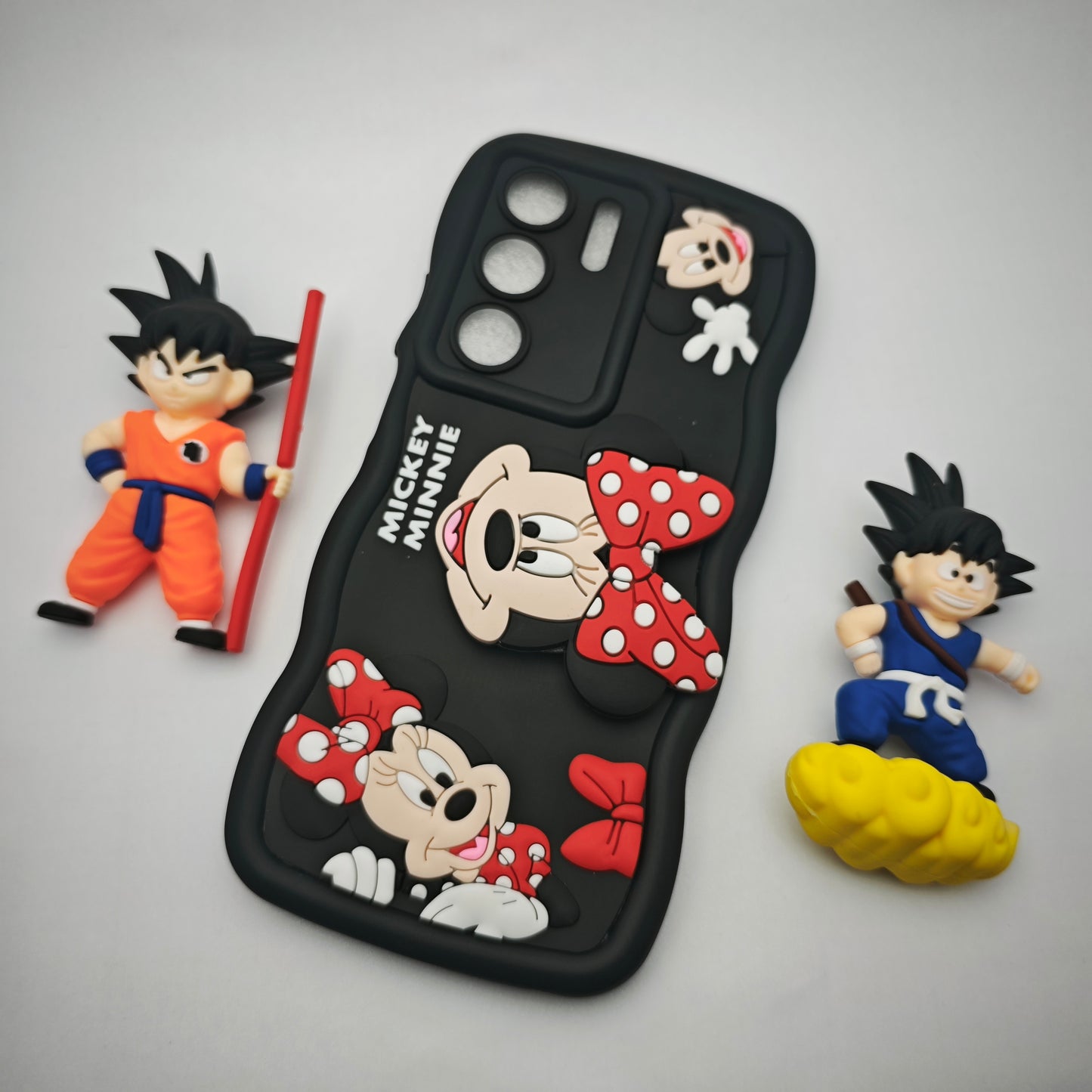 Realme 14x 3d cartoon Pop Socket Case