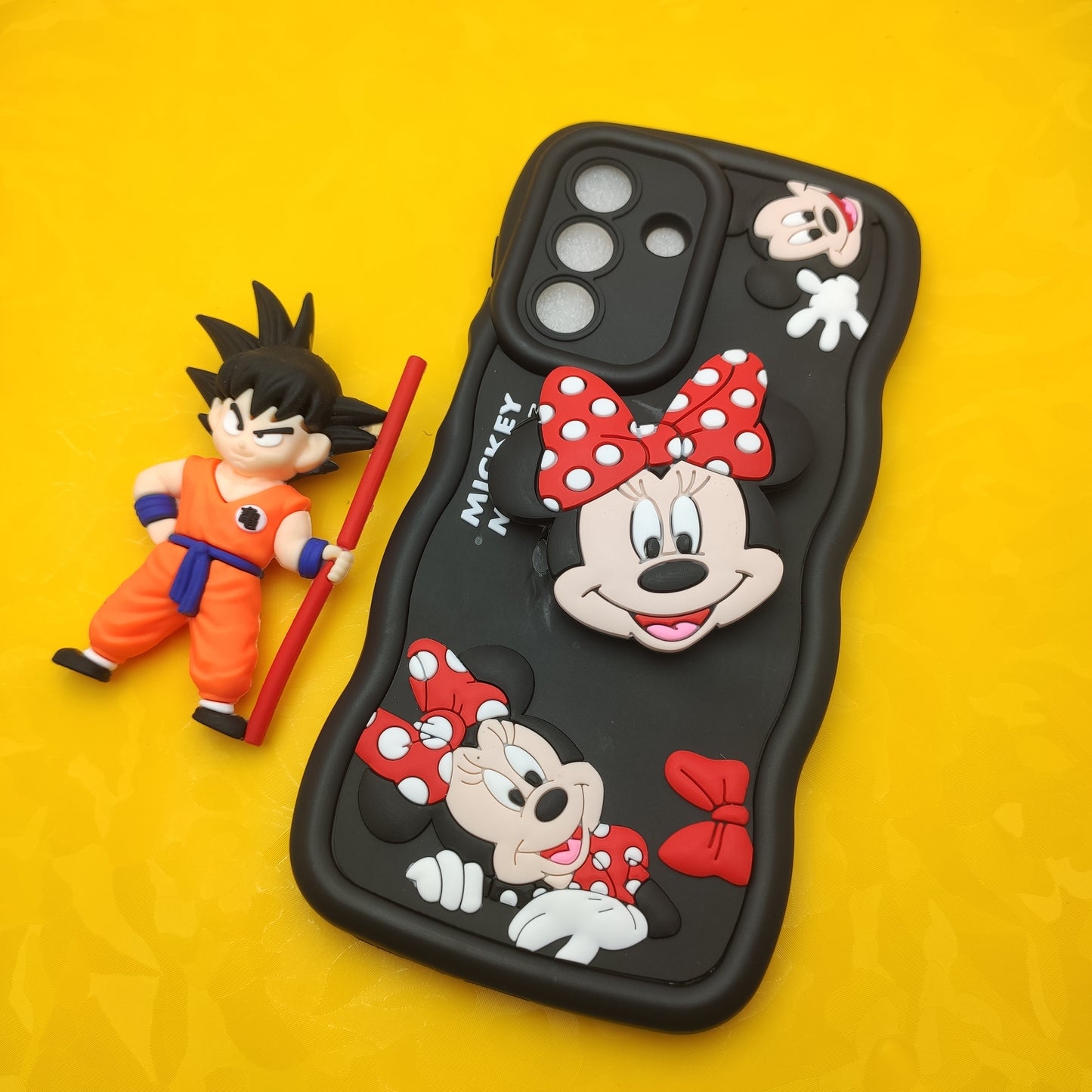 Samsung A56  Soft Puffy Case With Pop Socket