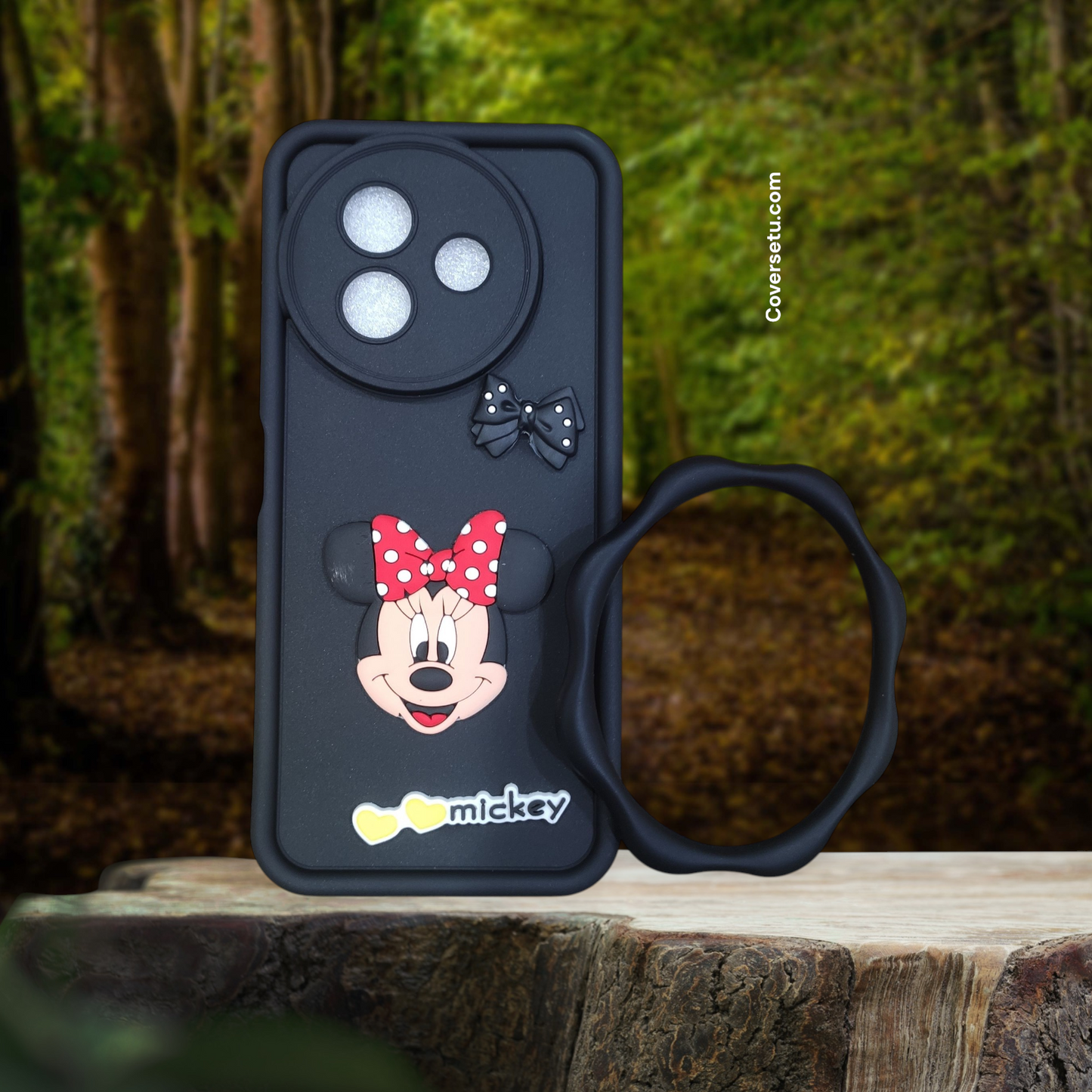 Vivo Y39 Soft Puffy Cartoon Bangle Case