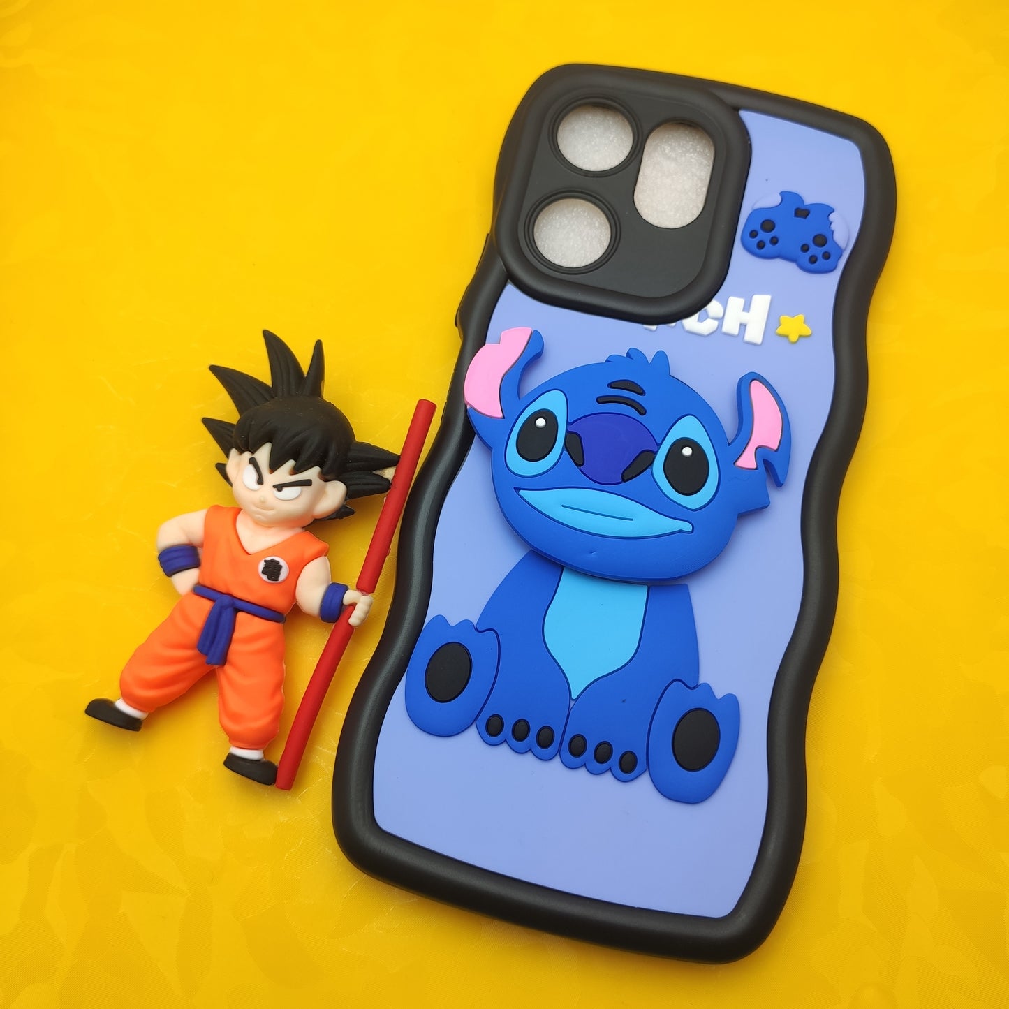 Redmi 13C 5G Soft Puffy Case With Pop Socket