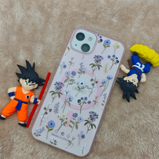 IPhone 15 Plus floral magsafe Crystal