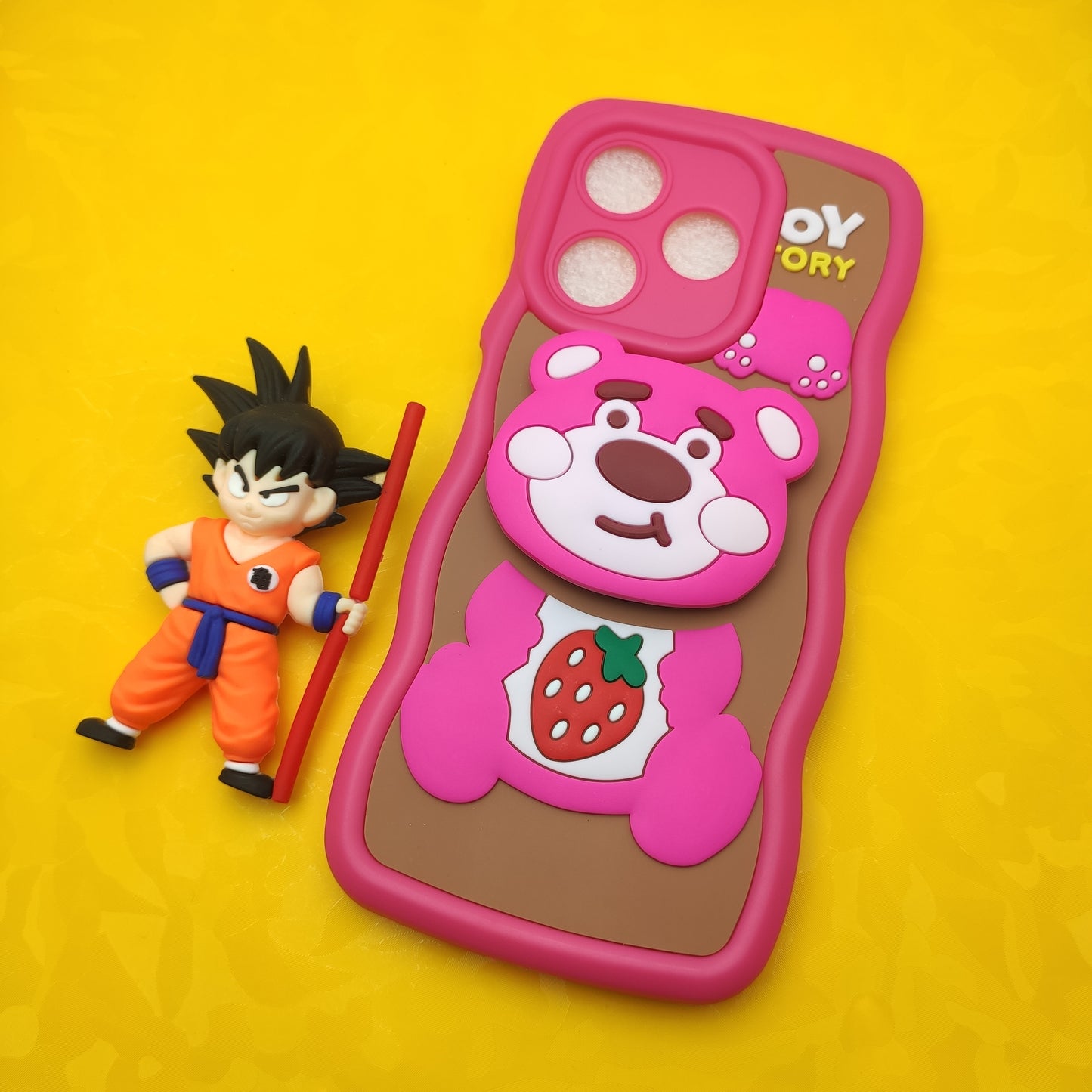 OPPO A5 PRO Soft Puffy Case With Pop Socket