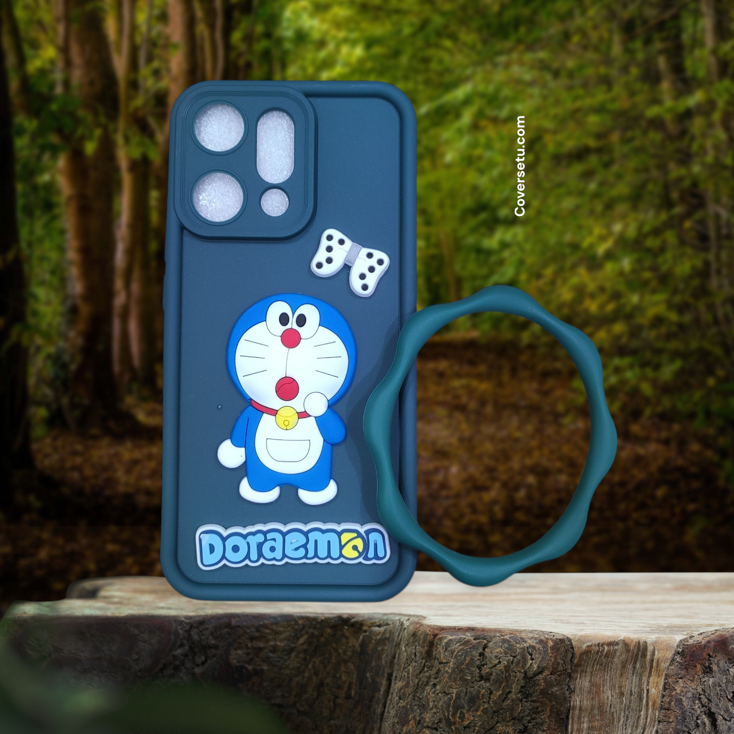 Oppo Reno 14 Pro Cartoon Puffy Bangle Case