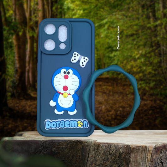 Oppo Reno 14 Pro Cartoon Puffy Bangle Case